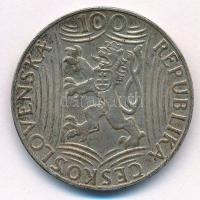 Csehszlovákia 1949. 100K Ag "Sztálin" T:2 patina
Czechoslovakia 1949. 100 Korun Ag "...