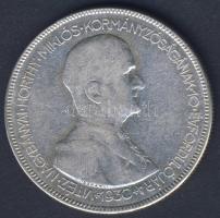 1930. 5P Ag "Horthy jobbra" T:3