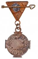 Osztrák-Magyar Monarchia 1914. "Weltkrieg 1914" részben festett világháborús patrióta jelv...