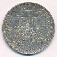 Csehszlovákia 1933. 20K Ag "Ipar, mezőgazdaság, üzlet" T:1- kis patina 
Czechoslovakia 19...