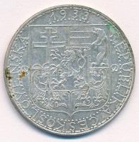 Csehszlovákia 1933. 20K Ag "Ipar, mezőgazdaság, üzlet" T:1-,2 patina
Czechoslovakia 1933....