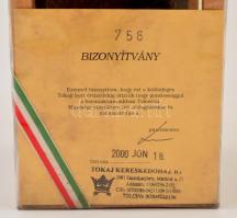 1909 Tokaji Aszú Esszencia, muzeális bor, Tokaj Kereskedőház Rt., Sátoraljaújhely, Tolcsvai Bormúzeu...