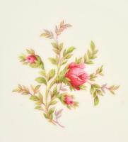 Rosenthal virágmintás porcelán mély- és lapostányér (2+2 db), matricás, jelzett, kis kopásnyomokkal,...