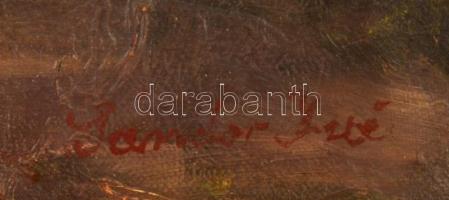 Sándor jelzéssel: Boltíves kapu. Olaj, vászon, keretben, 34×31 cm