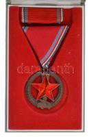 1974. "Tűzbiztonsági Érem bronz fokozata" zománcozott Br kitüntetés mellszalagon, szalagsá...