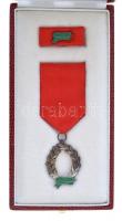 1992- "Tűzoltósági Szolgálati Jel 20 év után" jelzett Ag kitüntetés mellszalagon, szalagsá...