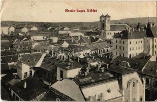 Lugos, Román-Lugos, Lugoj; látkép. Sziklai Lajos kiadása / general view (Rb)