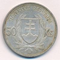 Szlovákia 1944. 50K Ag "Függetlenség 5. évfordulója" T:1- patina, ph.
Slovakia 1944. 50 K...