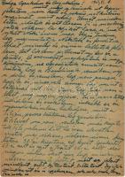 1942 Krausz Sándor zsidó 504/3 hadtáp KMSZ (közérdekű munkaszolgálatos) levele apjának Krausz Frigye...