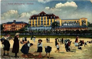 1913 Heringsdorf, Seebad, Kurhaus / beach, spa hotel (EK)