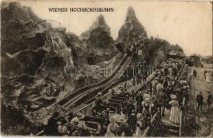 Vienna, Wien, Bécs II. Prater, Wiener Hochschaubahn / Roller coaster (creases)