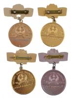 1959. "Belügyi Sport Bajnokság - Középdöntő" részben festett, aranyozott és színezett Al j...