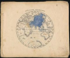 cca 1860 17 db színezett acélmetszetű térkép egy atlaszból. Egy sérült. 20x16 cm
