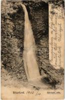 1902 Biharfüred, Stana de Vale, Stina de Vale; Szerenád esés / waterfall (apró lyuk / tiny pinhole)