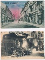 52 db RÉGI külföldi városképes lap, sok európai pár tengerentúli, vegyes minőség / 52 pre-1945 postc...