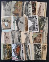 Kb. 107 db RÉGI francia városképes lap, vegyes minőség / Cca. 107 pre-1945 French town-view postcards, mixed quality