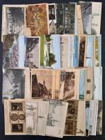 Kb. 108 db RÉGI német városképes lap, vegyes minőség / Cca. 108 pre-1945 German town-view postcards, mixed quality