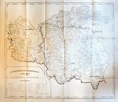 1902 A felekezetek a Délvidéken. Balogh Pál - Kocsárd Sándor: A népfajok Magyarországon cimű dolgozat térkép-melléklete 120x90 cm