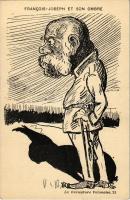 Francois-Joseph et son ombre. La Caricature Polonaise 23. / Franz Joseph caricature, humour
