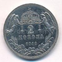 Ausztria 1912. 2K Ag "Ferenc József" T:2 kis ph. Austria 1912. 2 Corona Ag "Franz Jos...