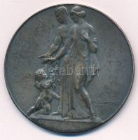 Lőrincz István (1901-1985) 1931. "Házasságkötésünk emlékére" ezüstözött emlékérem (50mm) T...