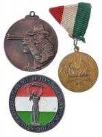 Vegyes kis doboznyi jelvény, kitüntetés és emlékérem tétel T:Vegyes