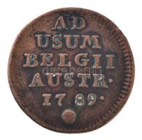 Osztrák Németalföld 1789. 1l Cu "II. József" T:2-
Austrian Netherlands 1789. 1 Liard Cu &...