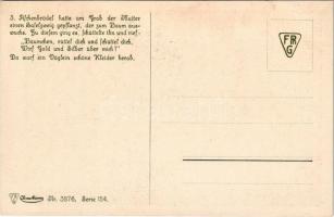 Aschenbrödel / Cinderella. Uvachrom Nr. 3876. Serie 154. s: Otto Kubel