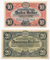 Zalaegerszeg / hadifogolytábor 1916. augusztus 15. 10f arab sorozat- és sorszámmal + 20f arab soroza...