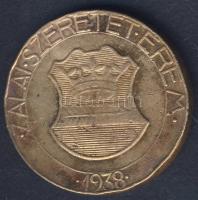 1938. Zalai Szeretet Érem zseton T:2/3 kis ph