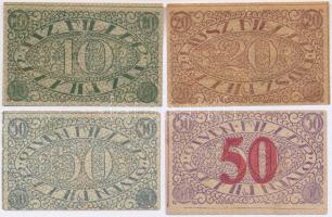 Szeged 1919. 10f "Pécs Törvényhatósági Jogú Város Házipénztára" + 20f "Pécs Törvényha...