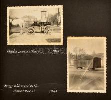 1923-1977 A bajai Kolozsváry kovácsműhely ismertető fotóalbuma 33 eredeti fényképpel, közte 12 db há...