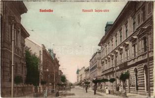 1911 Szabadka, Subotica; Kossuth Lajos utca, üzlet / street, shop