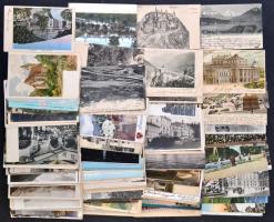 Kb. 148 db RÉGI osztrák városképes lap, vegyes minőség / Cca. 148 pre-1945 Austrian town-view postcards, mixed quality