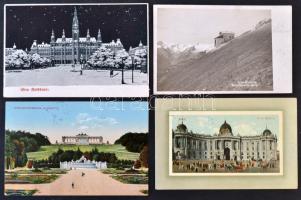 Kb. 148 db RÉGI osztrák városképes lap, vegyes minőség / Cca. 148 pre-1945 Austrian town-view postca...