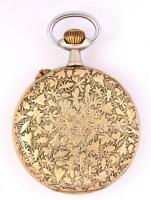 Régi, díszes Urania zsebóra, működik