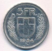 Svájc 1954B 5Fr Ag T:1-,2 kis ph.
Switzerland 1954B 5 Francs Ag C:AU,XF small edge error
Krause KM...