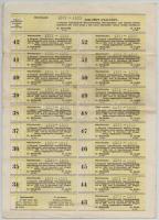 Sátoraljaújhely 1928. "Központi Takarékpénztár Részvénytársaság" öt darab részvénye egyben...