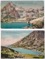 Tátra, Vysoké Tatry; Feitzinger Ede No. 63. és 766. - 2 db régi képeslap / 2 pre-1920 postcards