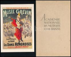 1939 Académie Nationale de Musique et de Danse, Le Festin de LAraignée, Elvire, Alexandre le Grand, programfüzet, táncosok fotóival + 1 db reprint képeslap