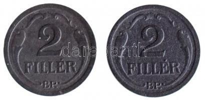 1943-1944. 2f Zn (2xklf) T:1-