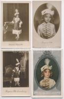 4 db RÉGI uralkodói motívumlap: Ottó, a koronaherceg / 4 pre-1945 royalty motive postcards: Otto, the Crown Prince