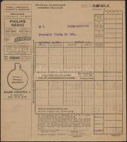 7 db reklámlap (Lottó, tűzhely, Pepita, Tungsram, stb.)