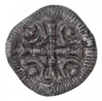 1131-1141. Denár Ag "II. Béla" (0,34g) T:2 Hungary 1131-1141. Denar Ag "Bela II"...