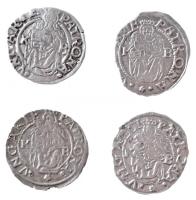 1550-1561. 4db klf I. Ferdinánd Denár T:1- Hungary 1550-1561. 4pcs of diff Denars from Ferdinand I C:AU Huszár: 935., 936., Unger II.: 745.a, 748.a