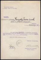 1928 Bp., A Kelenföld Kaszinó értesítője kaszinói rendes taggá való választásról