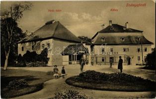 Stubnyafürdő, Túróchévíz, Stubnianske Teplice, Turcianske Teplice; Vörös tükör, Kőház, kávéház. Stransky Jakab és veje kiadása / spa and cafe