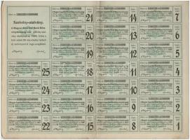 Budapest 1923. "Magyar Amerikai Bank Részvénytársaság" 25 részvénye egyenként 340K-ról, sz...