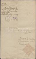 1888 A nagykikindai királyi törvényszékre szóló aljegyzői kinevezés, Fabinyi Teofil igazságügy-minis...
