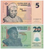 Nigéria 2006. 5N + 20N T:I Nigeria 2006. 5 Naira + 20 Naira C:UNC